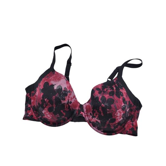 Maidenform Smooth Luxe No Show Black Comfort Underwire T-Shirt Bra Size 38D - Picture 1 of 7